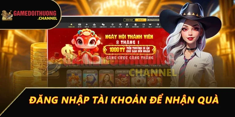 Đăng nhập game bài đổi thưởng dễ dàng để giải trí & kiếm thưởng 1 Đăng nhập tài khoản để nhận quà