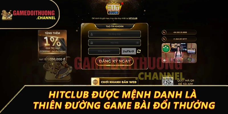 Game Bài Đổi Thưởng 26 Hitclub được mệnh danh là thiên đường game bài đổi thưởng
