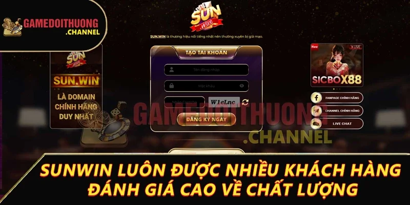 Game Bài Đổi Thưởng 24 Sunwin luôn được nhiều khách hàng đánh giá cao về chất lượng