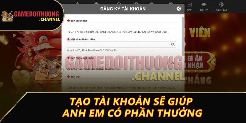 Khuyến mãi game bài đổi thưởng cực hot cho tất cả cược thủ 1 ạo tài khoản sẽ giúp anh em có phần thưởng